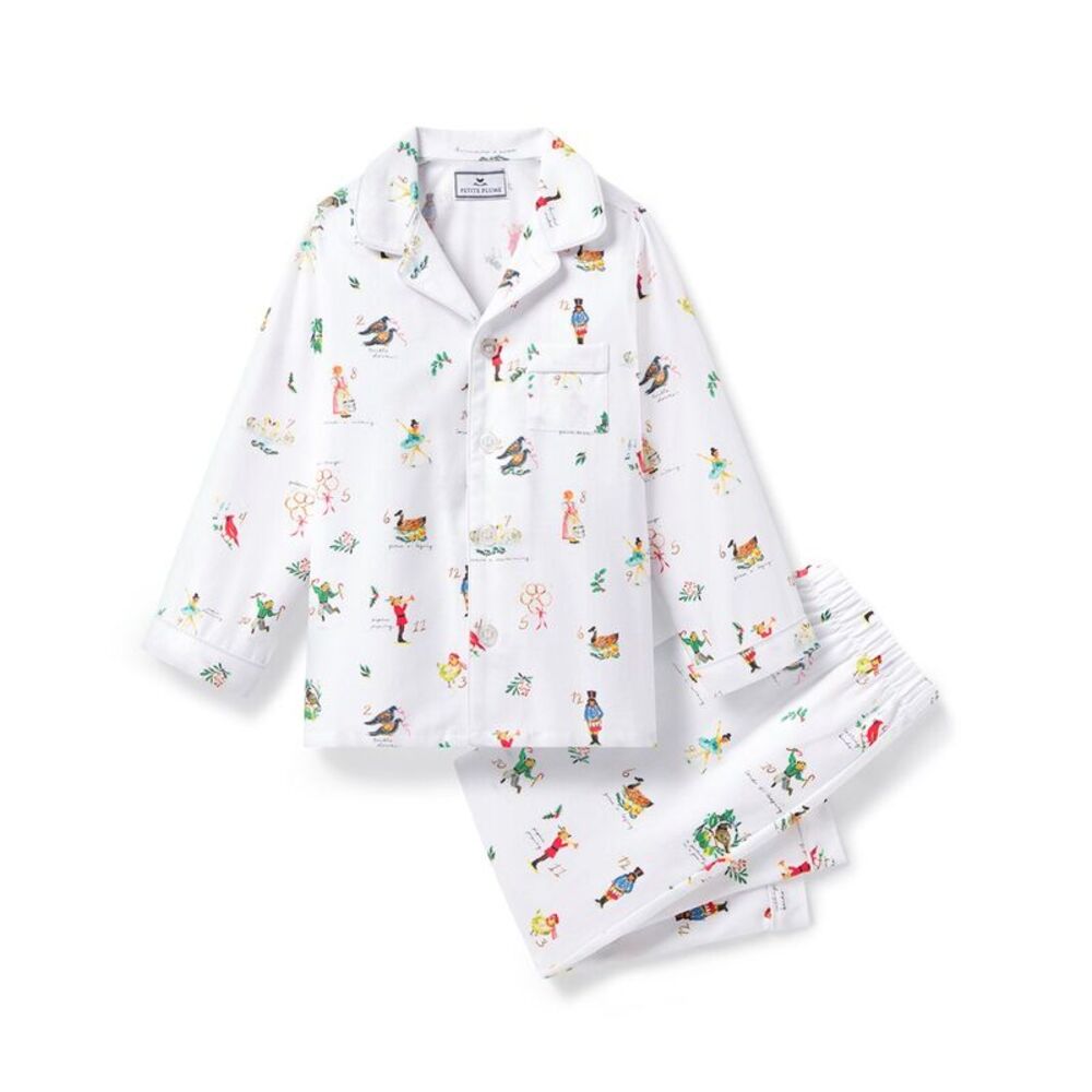 Petite Plume Girls Classic Pajama Set